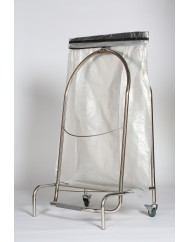 Porte sac inox 110 L gris Probbax