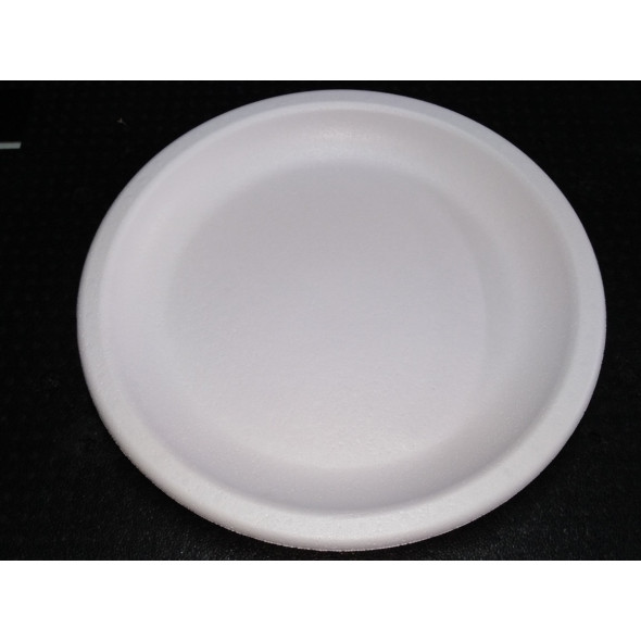 Plateau à fruit de mer rond blanc plastique Ø 50 cm (60 pièces)
