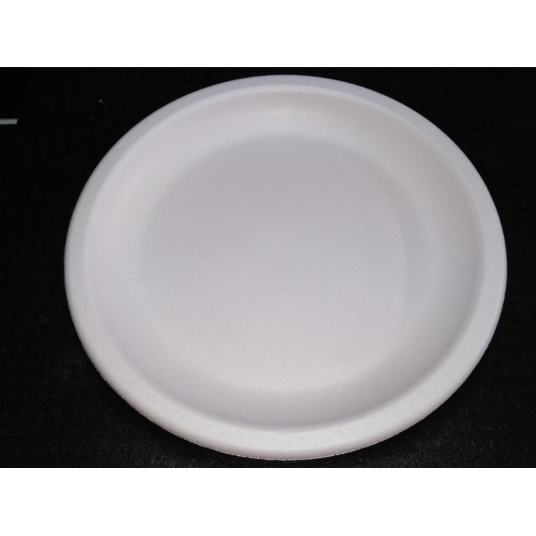 Plateau à fruit de mer rond blanc plastique Ø 50 cm (60 pièces)