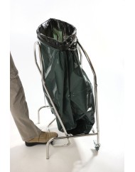 Porte sac inox 110 L gris Probbax