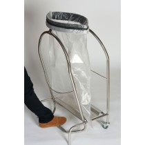 Porte sac inox 110 L gris Probbax