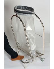 Porte sac inox 110 L gris Probbax