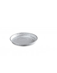 Tourtières rond gris aluminium Ø 32,8 cm 1,46 cm 93,5 cl (200 pièces)