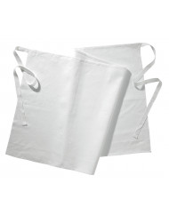 Tablier 1/2 chef blanc Taille unique