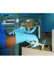 Paire de gants gros travaux bleu 8 Mapa