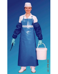 Tablier poissonnier bleu Taille unique