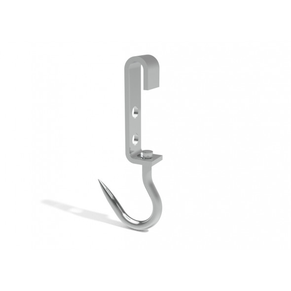 Crochet tournant inox Ø 1,6 cm 29 cm