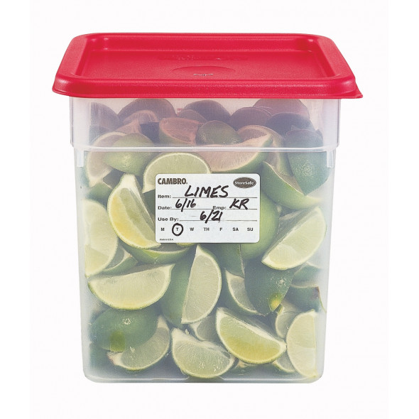 Boîte distributrice de 250 étiquettes de traçabilité alimentaire hydrosolubles papier 7,6x5 cm Non repositionnable Non décollabl