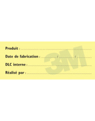 Paquet de 300 étiquettes de traçabilité alimentaire papier 10x4 cm Repositionnable Décollable 3m (6 pièces)