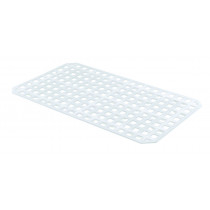 Grille pour bac plat 5L rectangulaire blanc plastique 37,2 cm x 8 mm Gilac