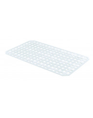 Grille pour bac plat 5L rectangulaire blanc plastique 37,2 cm x 8 mm Gilac