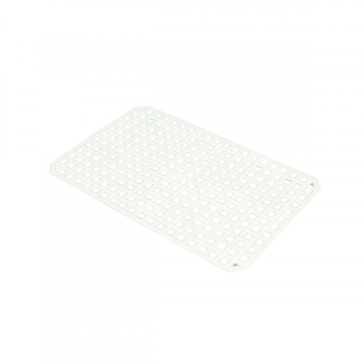 Grille pour bac plat 8L rectangulaire blanc plastique 8 mm x 27 cm Gilac