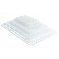 Grille pour bac plat 8L rectangulaire blanc plastique 8 mm x 27 cm Gilac