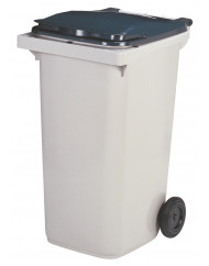 Conteneur plastique 240 L gris Rossignol
