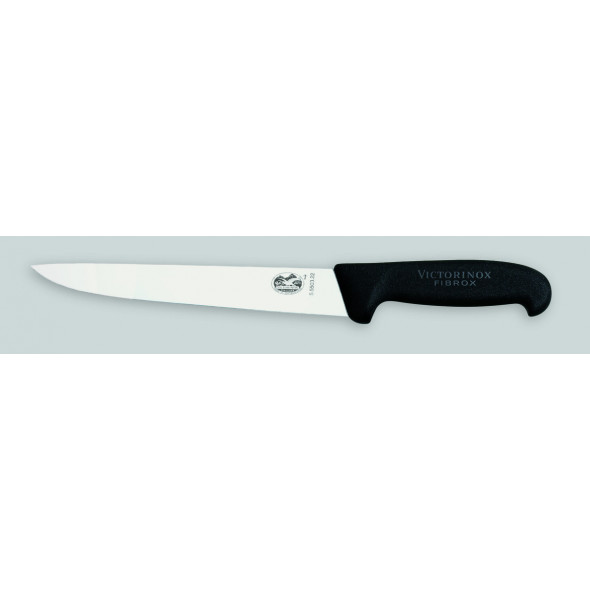 Couteau à découper 25 cm inox plastique unie Fibrox Victorinox