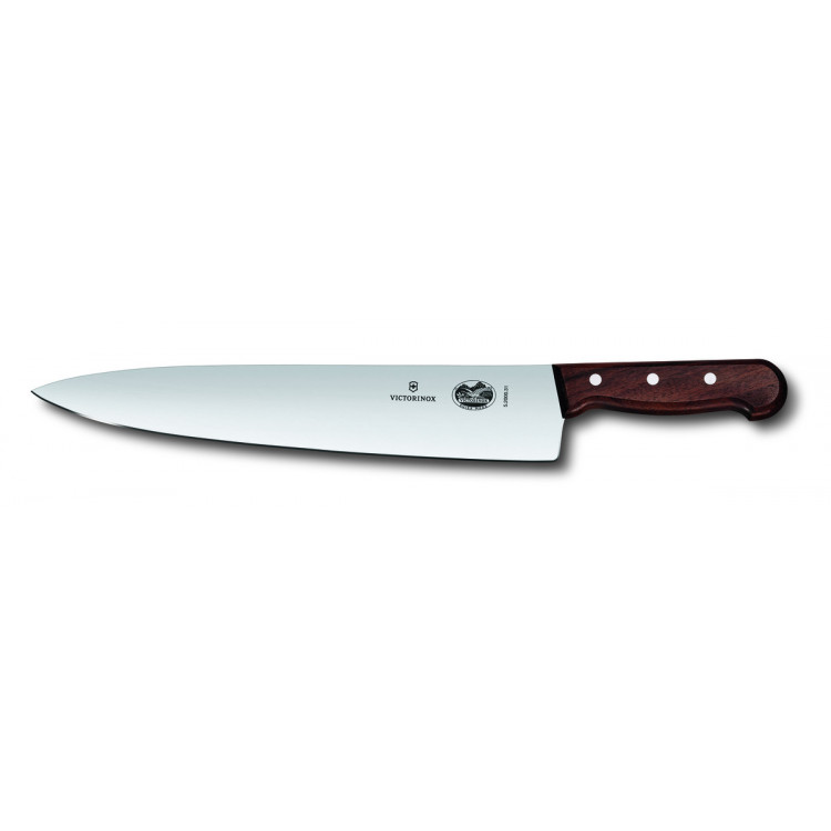 Couteau de boucher 36 cm inox palissandre unie Rosewood Victorinox