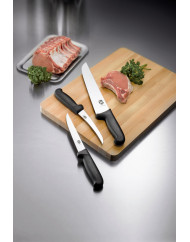 Couteau à désosser 16 cm inox plastique unie Fibrox Victorinox