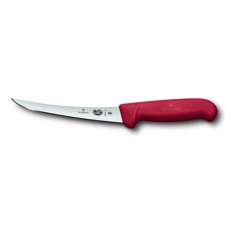 Couteau à désosser 15 cm inox plastique unie Fibrox Victorinox