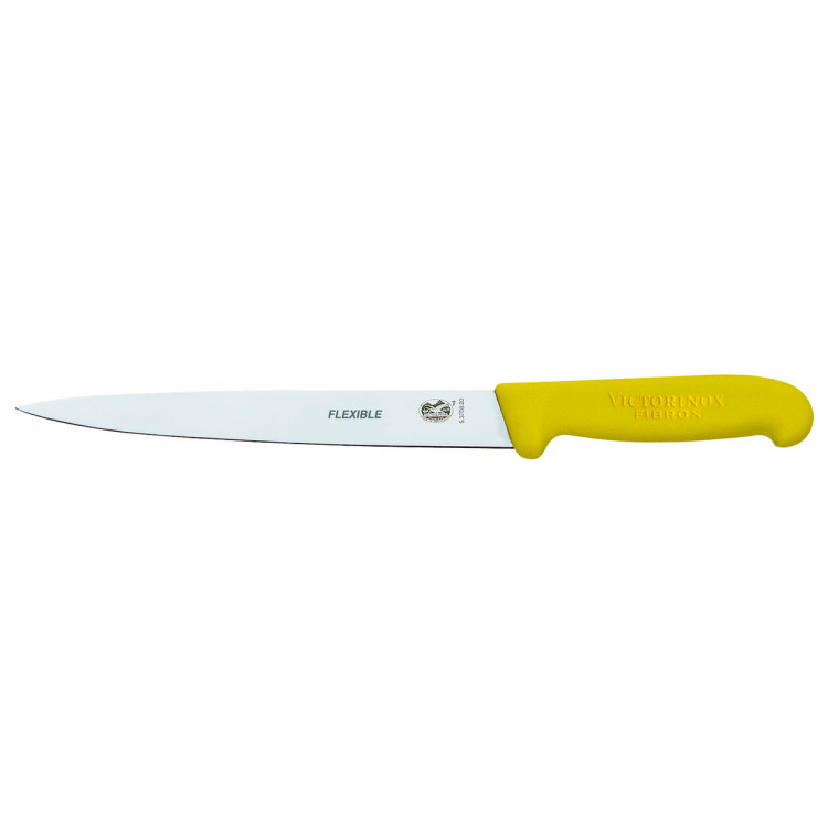 Couteau à dénerver 20 cm inox plastique unie Fibrox Victorinox