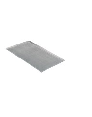 Plaque pâtissière perforée perforé aluminium Pâtissier 60x40 cm 1 mm Bords pincés De Buyer
