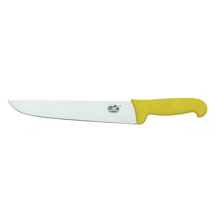 Couteau de boucher 31 cm inox plastique unie Fibrox Victorinox