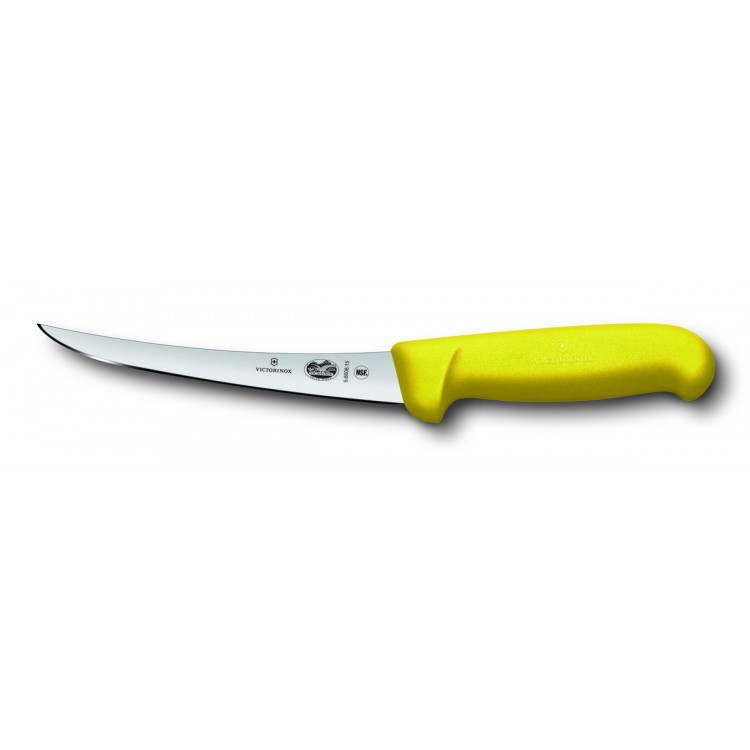 Couteau à désosser 15 cm inox plastique unie Fibrox Victorinox