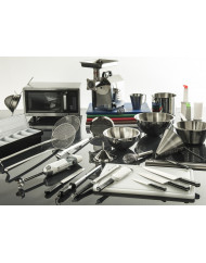 Couteau chef 20 cm acier plastique unie Qualicoup Pro.cooker