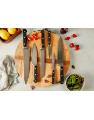 Couteau chef 25 cm acier plastique unie Qualicoup Pro.cooker