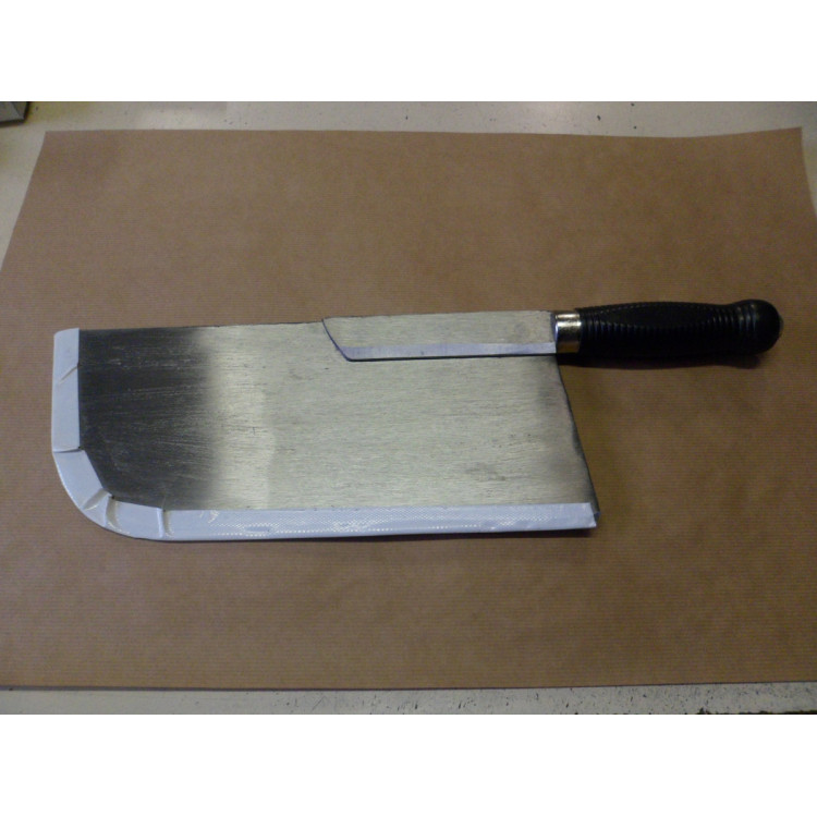 Feuille de boucher inox noir 32 cm inox ABS Au Nain