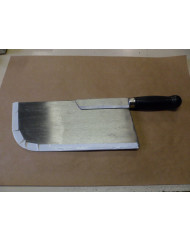 Feuille de boucher inox noir 32 cm inox ABS Au Nain