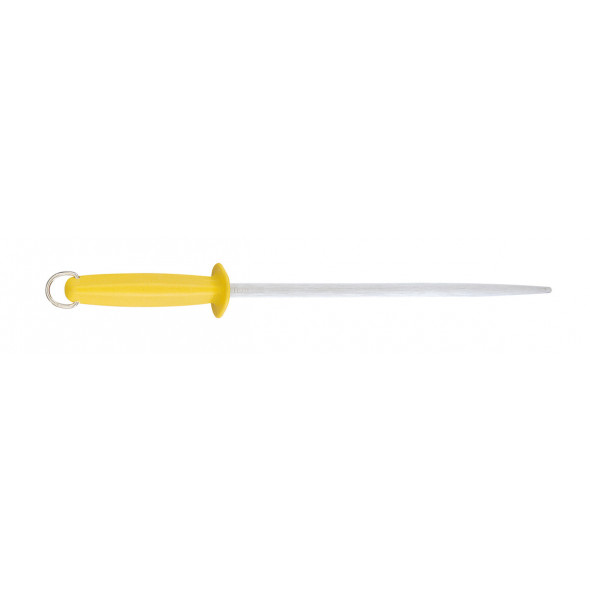 Fusil acier jaune 30 cm mèche ovale Couche protectrice de chrome taillage standard Fischer