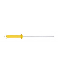 Fusil acier jaune 30 cm mèche ovale Couche protectrice de chrome taillage standard Fischer