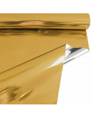 Papiers cadeaux or plastique