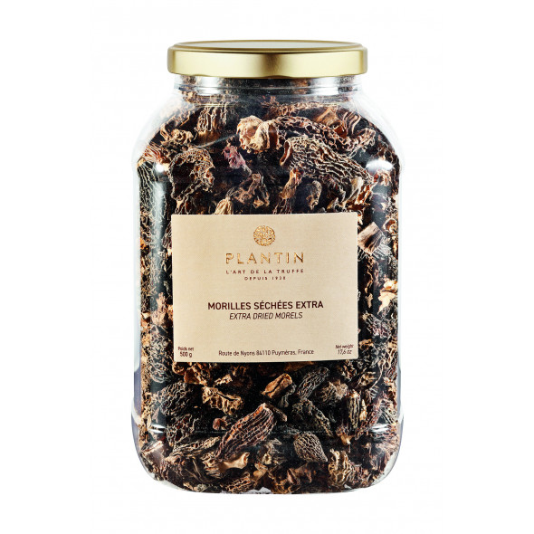 Champignons morilles extra tubo plastique