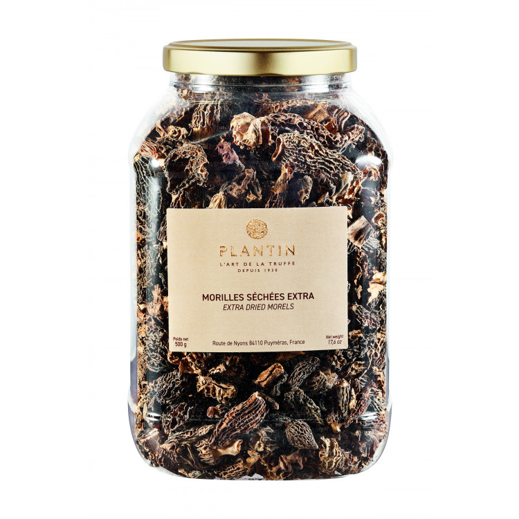 Champignons morilles extra tubo plastique