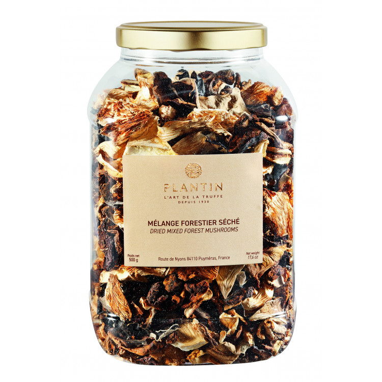 Champignons mélange forestier tubo plastique