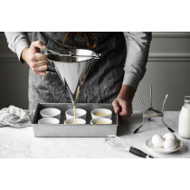 Entonnoir à piston inox Ø 19 cm 18 cm 1,9 L De Buyer