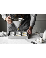 Entonnoir à piston inox Ø 19 cm 18 cm 1,9 L De Buyer