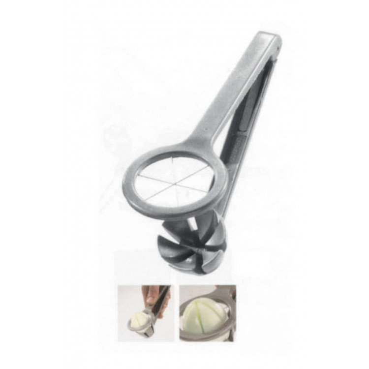 Coupe oeuf quartiers fonte d'aluminium 18x6,5x3 cm Sans virole