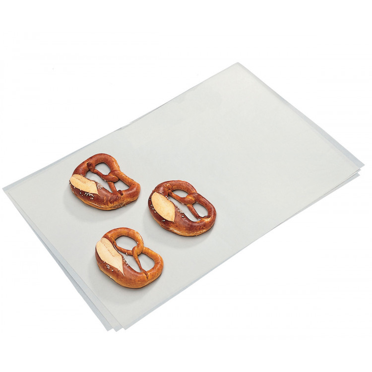 Papier cuisson simple face papier blanc 53x32,5 cm Pro.cooker (500 pièces)