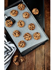 Plaque de cuisson non perforé aluminium Pâtissier 60x40 cm 2 mm Bords pincés Pro.cooker