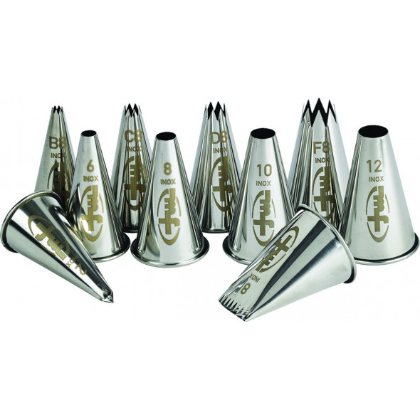 Douille inox (6 pièces)