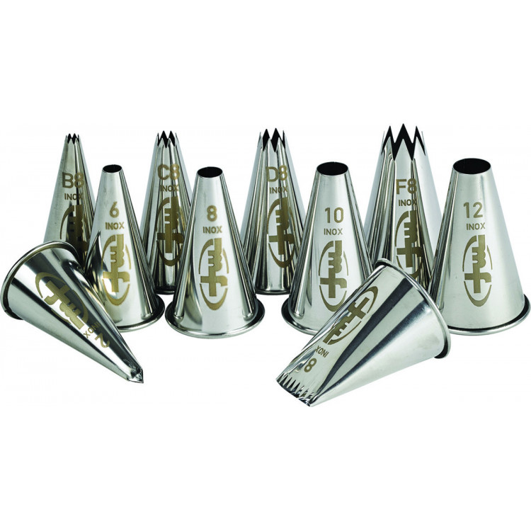 Douille inox (6 pièces)