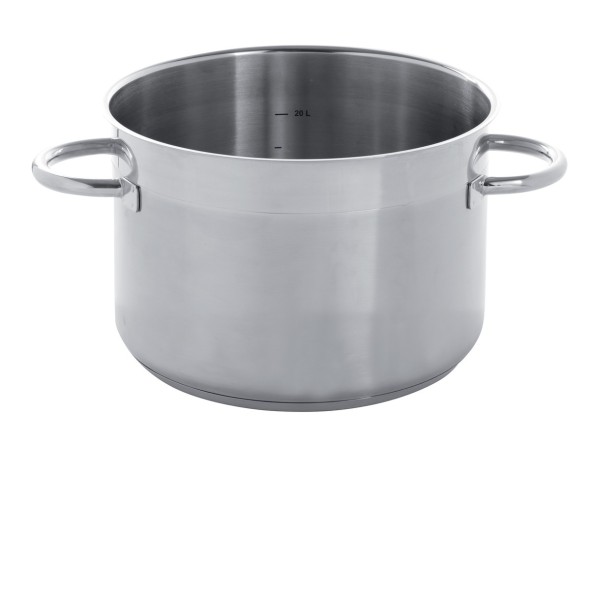 Braisière inox Sans revêtement Sans couvercle Ø 45 cm 28 cm 44,5 L Qualiplus Pro.cooker