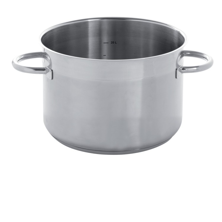 Braisière inox Sans revêtement Sans couvercle Ø 45 cm 28 cm 44,5 L Qualiplus Pro.cooker