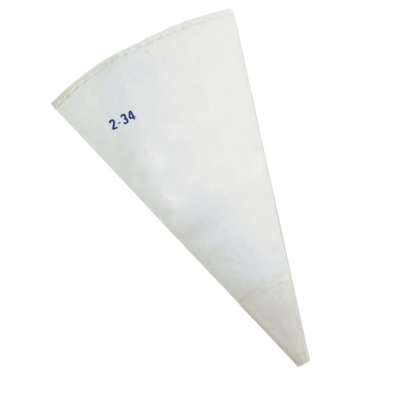 Poche plastique conique blanc 34 cm Thermohauser
