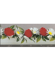 Barrette de séparation marguerite rose rose plastique 25 cm Fischer (12 pièces)