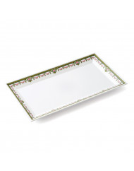 Plat glacière rectangulaire blanc mélamine 30 cm Plastorex