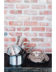 Casserole inox Ø 20 cm 10 cm 3,1 L Qualiplus Pro.cooker