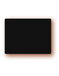 étiquette rectangulaire noir uni 60x80 mm Bequet (10 pièces)
